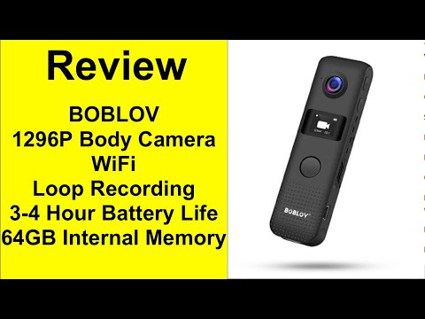 Review BOBLOV C18 1296P Mini Camera Body Camera