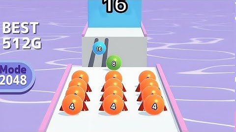 Ball Run 2048 #shortsfunny #videoshort