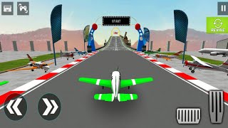 Impossible Airplane Stunt Tracks 3D: Plane Driving Stunts Level 1 - Android Gameplay #shorts screenshot 1