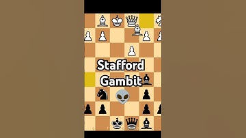 Stafford Gambit Tricks 1 #chess #chesscom #chessgame #chesspuzzle