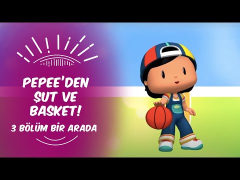 Pepee'den Şut ve Basket! 🏀 Pepee Leliko ve Pisi İle 3 Bölüm Bir Arada | Düşyeri