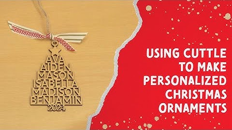 @Cuttle: The Hidden Secret to Customizable Christmas Ornaments with Your Laser