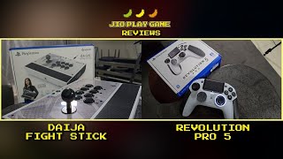 Nacon's Daija Arcade Stick Playstation and PS5 Controller REVOLUTION 5 PRO review by Jioplaygame