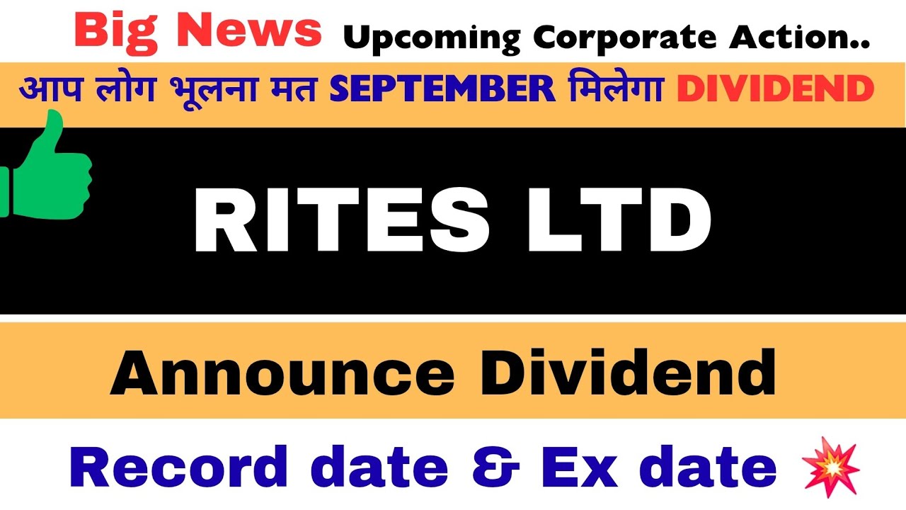 Rites Share Dividend latest news 2025 💥| Rites Share latest news | Rites Share news today 