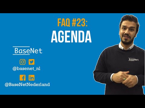 FAQ #23 - Agenda