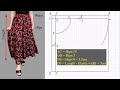 👉No pattern needed - How to cut Flared Wide Leg Palazzo Pants easily