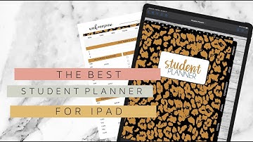 Student Digital Planner for iPad using Goodnotes (or notability) | iPad Planner | College Planner