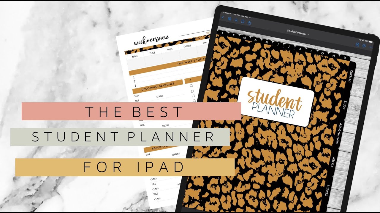 Student Digital Planner For IPad Using Goodnotes or Notability IPad student-digital-planner-for-ipad-using-goodnotes-or-notability-ipad