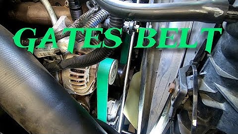 5.9 and 6.7 cummins drive serpentine belt replacement