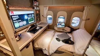 EMIRATES Boeing 777 (new) First Class | Dubai to Brussels flight in 4K (PHENOMENAL!)