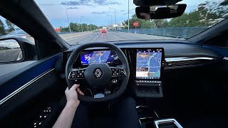 Renault Scenic E-Tech 2024 - Night Test Drive POV