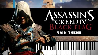 Assassin's Creed IV: Black Flag (Main Theme) - Piano Tutorial