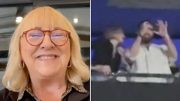 Donna Kelce REACTS to Travis RECORDING Taylor Swift Singing ‘So High School’ at the Eras Tour Paris