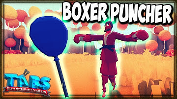 What if Puncher Learns Boxing? Boxer Puncher vs Every Faction - TABS LEGACY UPDATE MODSGAMEPLAY