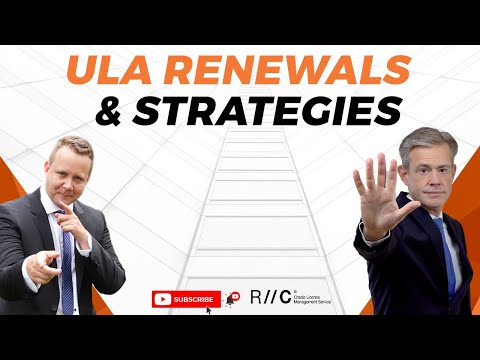 Oracle ULA - Renewal & Exit Strategies