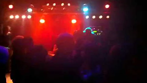 Sam daily on stage with The Band Benefield