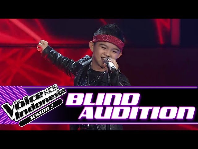 Moses - Welcome To The Jungle  | Blind Auditions | The Voice Kids Indonesia Season 3 GTV 2018 class=