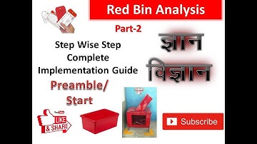 Red Bin Analysis  02 - Start , Step Wise step complete implementation guide , Sarashikubi