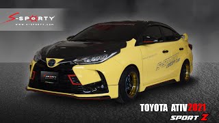 TOYOTA YARIS ATIV 2021 ชุดแต่งจัดเต็ม By S-SPORTY