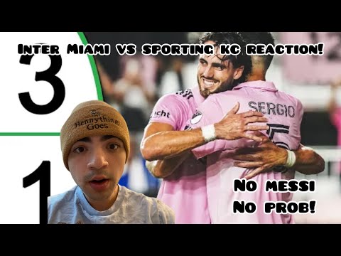 NO MESSI NO PROB! Inter Miami vs Sporting KC Highlights | REACTION