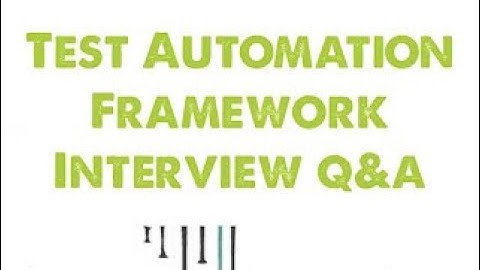 Test Automation Framework Interview Q&A for 1+ YOE