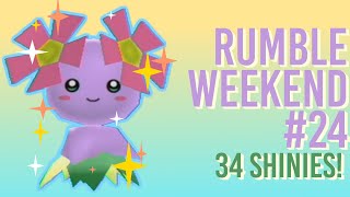 629 - A whopping 34 Rumble shinies in one weekend!!! Rumble Weekend 24