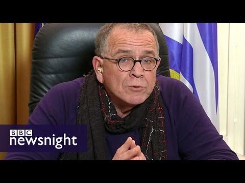 'We were told to push migrants back to sea': Greek minister - BBC Newsnight
