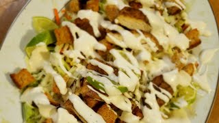 The Easiest Way To Prepare Classic Ceaser Salad .اسهل طريقه لتحضير سلطه السيزر الكلاسيكيه