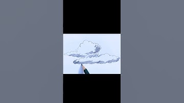 How to draw Clouds with Pencil