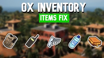 QBCore - How to Fix Items with Ox_Inventory | FiveM Tutorial 2025