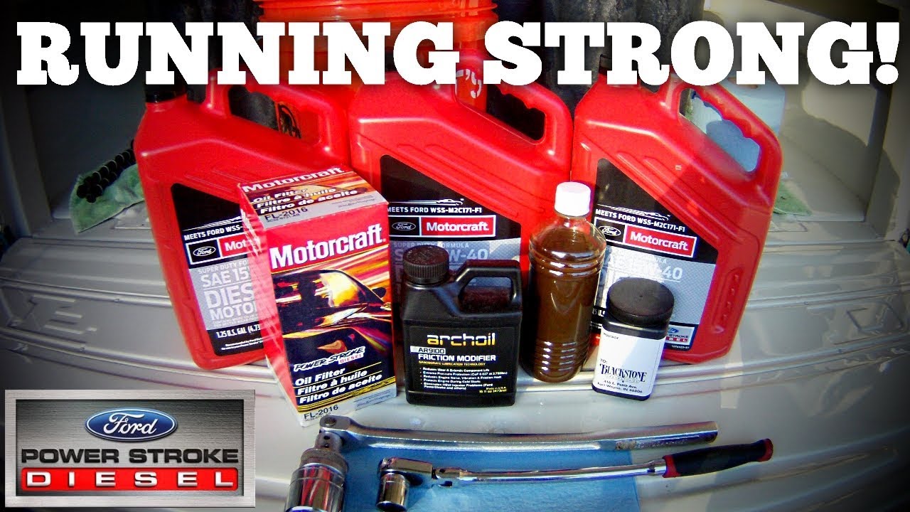 Powerstroke Oil Change! (Secret to Longevity) - YouTube