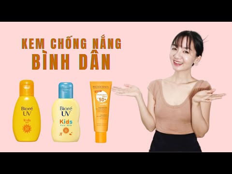 Review thêm kem chống nắng bình dân Phần 2 - More drugstore sunscreen review Part 2