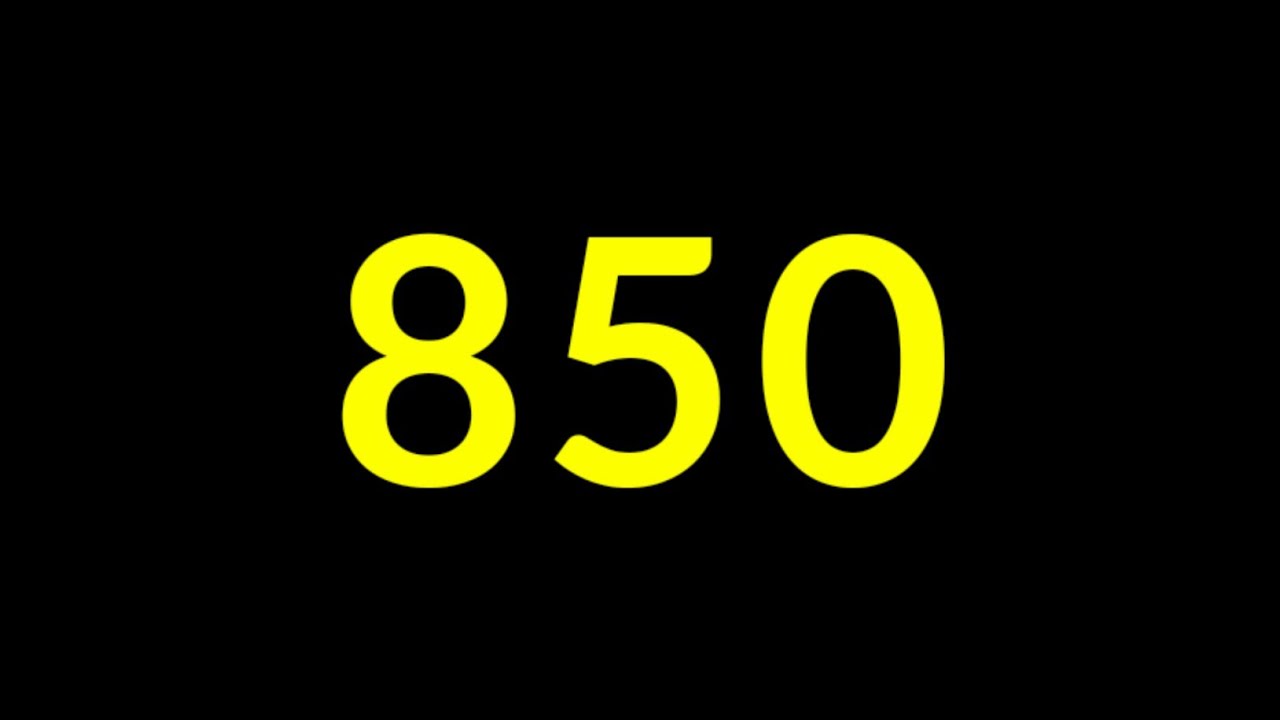 850 Seconds Countdown Timer With Sound Effect - YouTube