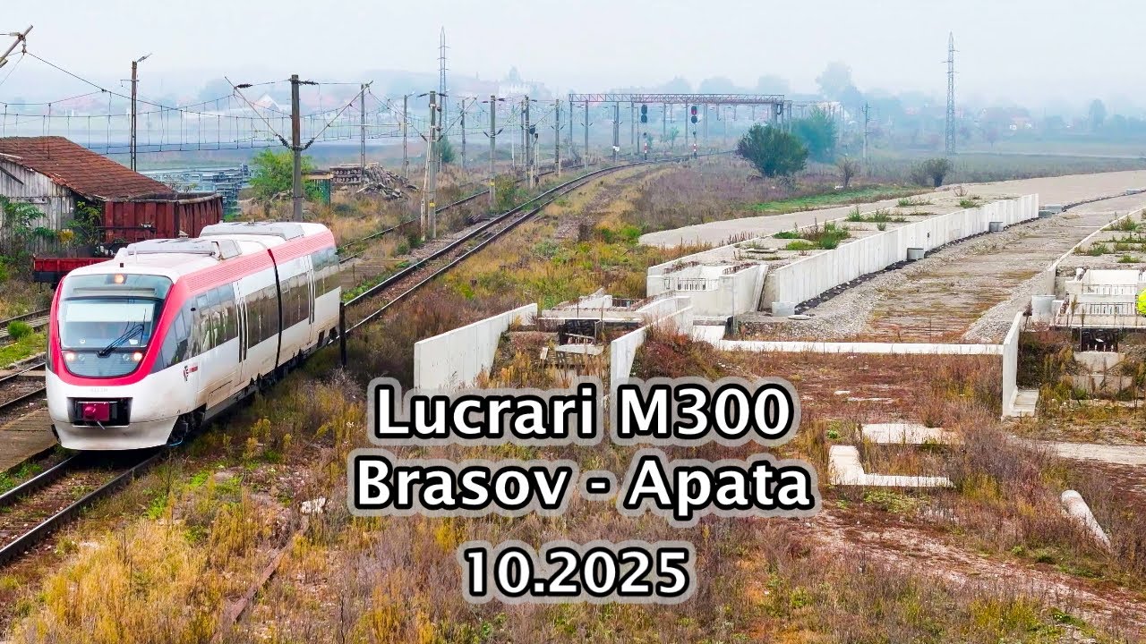 Lucrări M300 - Lot 1 (parțial) - Brașov-Apața - 10.2025