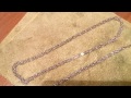 Византийская вязь №1 Редкая мужская цепочка.Byzantine script.Rare silver chain for men handmade.