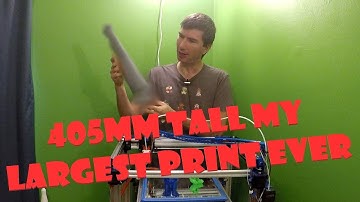 We reach 405mm tall and going strong on the Core-XY 3D Printer!!