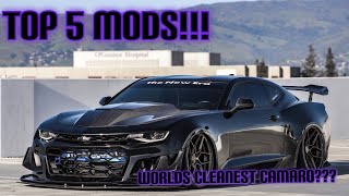 TOP 5 MODS FOR YOUR 2016 CAMARO SS ( 6th gen)