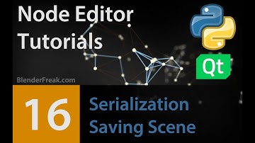 Node Editor Tutorial 16: Introduction to Serialization