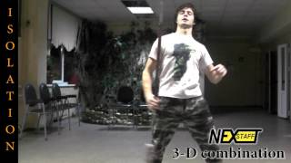 Фаер-шоу. Уроки Шест (Spin staff) стиль ISOLATION - 3-D combination Фаер-шоу. Уроки Шест (Spin staff) стиль ISOLATION - 3-D combination