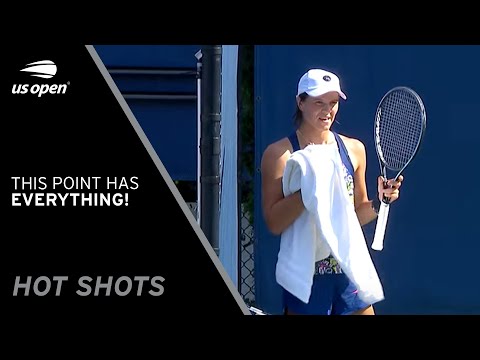 Katharina Gerlach Wins Stunning Point! | 2021 US Open Qualifying