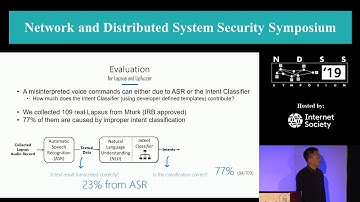 NDSS 2019 - Life after Speech Recognition: Fuzzing Semantic Misinterpretation for Voice Assistants