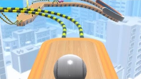 SKY ROLLING BALL 3D -All Levels (Levels 107-108)/Gameplay IOS  .