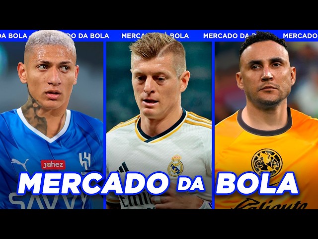 O DESTINO INESPERADO DE TONI KROOS│CRUZEIRO NEGOCIA COM GOLEIRO CÁSSIO e+ - Mercado da Bola 2024 class=