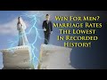 Loss for society, win for men? Men are saying NOPE to the institution of marriage at historic rates.