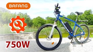 Riding a Bafang 750W mid-drive kit on DIY eBike. How to? Speed? Steep climbs? Is it Fun?