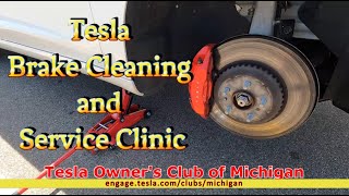 Tesla Brake Cleaning and Service Clinic  Tesla Owner's Club