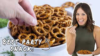 Ranch Seasoned Pretzels (Garlic & Dill)