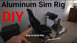 Overview of My Custom-Designed Aluminum Racing Sim Rig