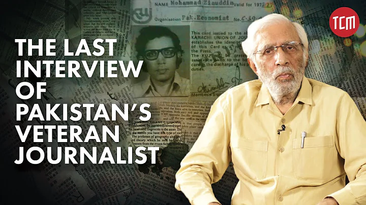 Veteran Journalist, Muhammad Ziauddins Last Interv...
