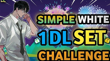 SPECIAL 1 DL SIMPLE WHITE SET CHALLENGE (NEW SET!!) | Growtopia - Set Challenge #327